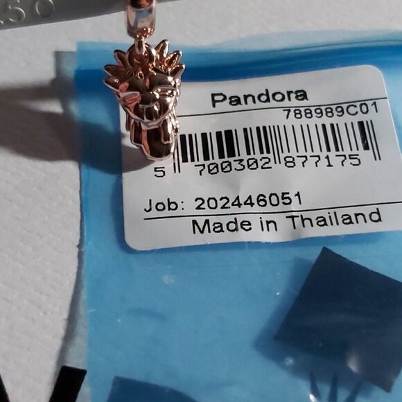 Pandora *RETIRED* Rose ™ Statue of Liberty Dangle Travel Charm w/cz's 788989C01 - Picture 8 of 14